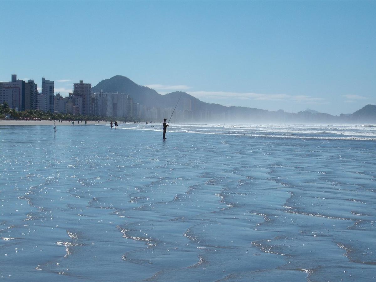 Ape Temporada Praia Grande Sp Completo Com Piscina, Churrasqueira, Estacionamento Экстерьер фото